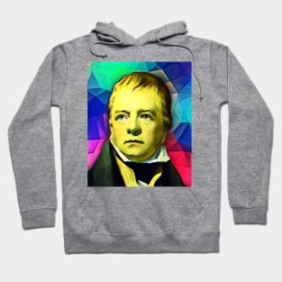 Walter Scott Colourful Portrait | Walter Scott Artwork 6 Hoodie